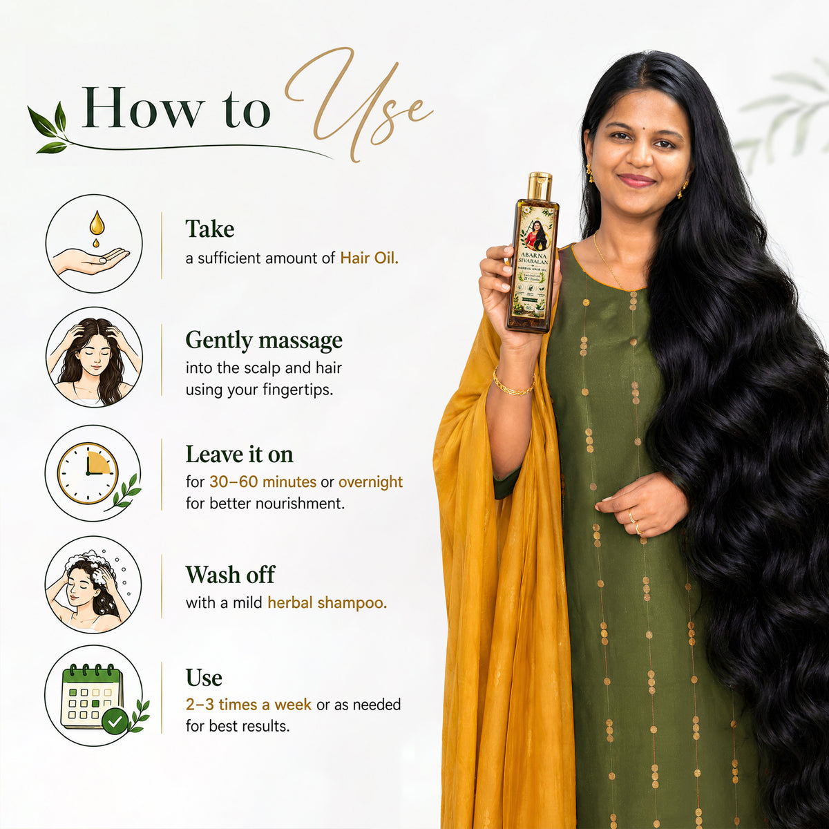 Herbal Hair Oil 1 x 200 ml pack (200 ml)