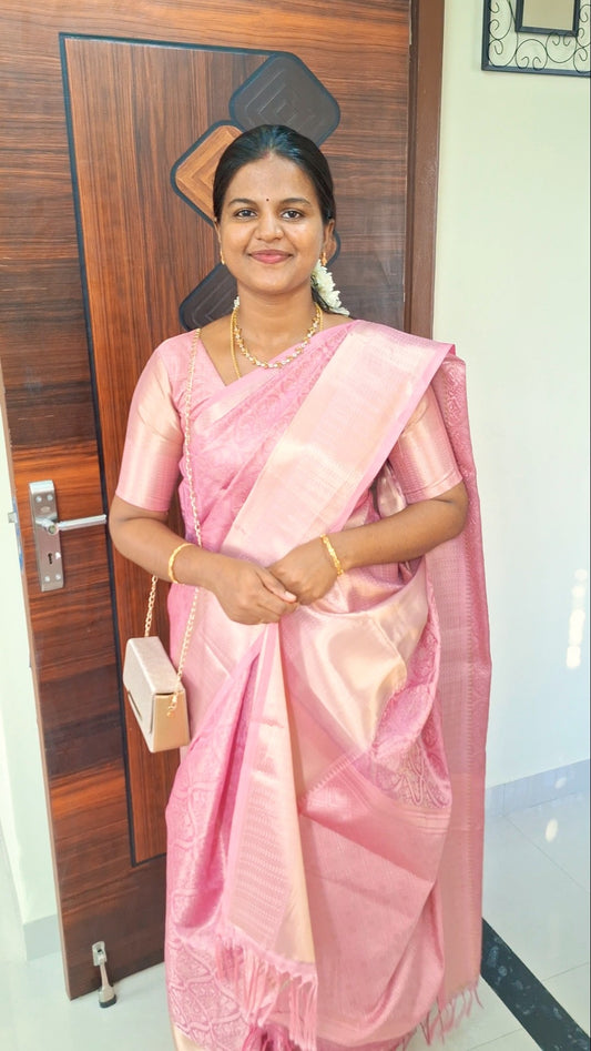 Pink Saree